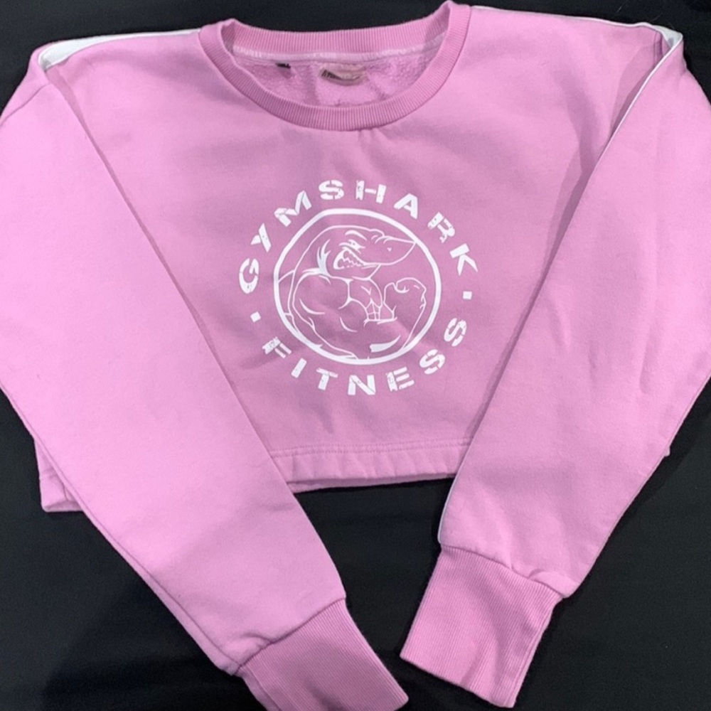 Pink Legacy Crop Sweatshirt